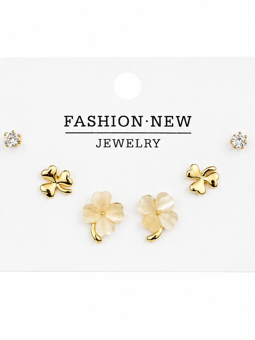 Flower Stud Earrings