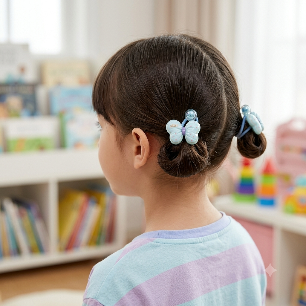 Adorable Butterfly "Star" Hair Tie Set (2×5 pieces)