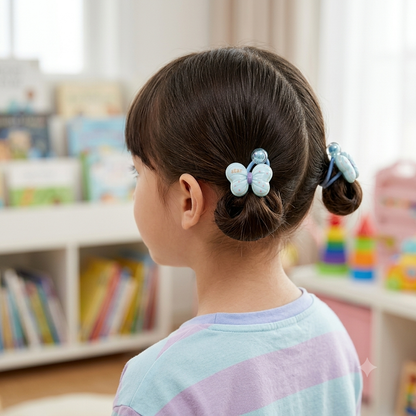 Adorable Butterfly "Star" Hair Tie Set (2×5 pieces)