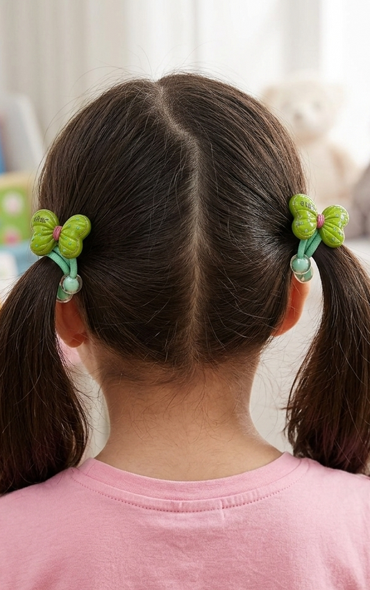 Adorable Butterfly "Star" Hair Tie Set (2×5 pieces)