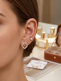 Elegance Multi-Piercing Gold Earring Set