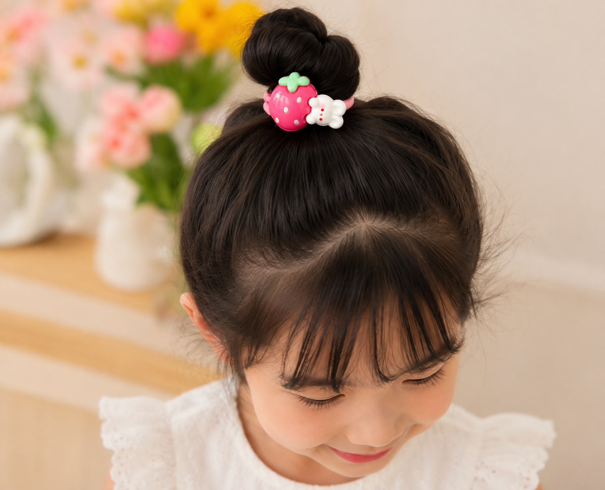 Kawaii Bunny Hair Tie Collection (2×5 pieces)