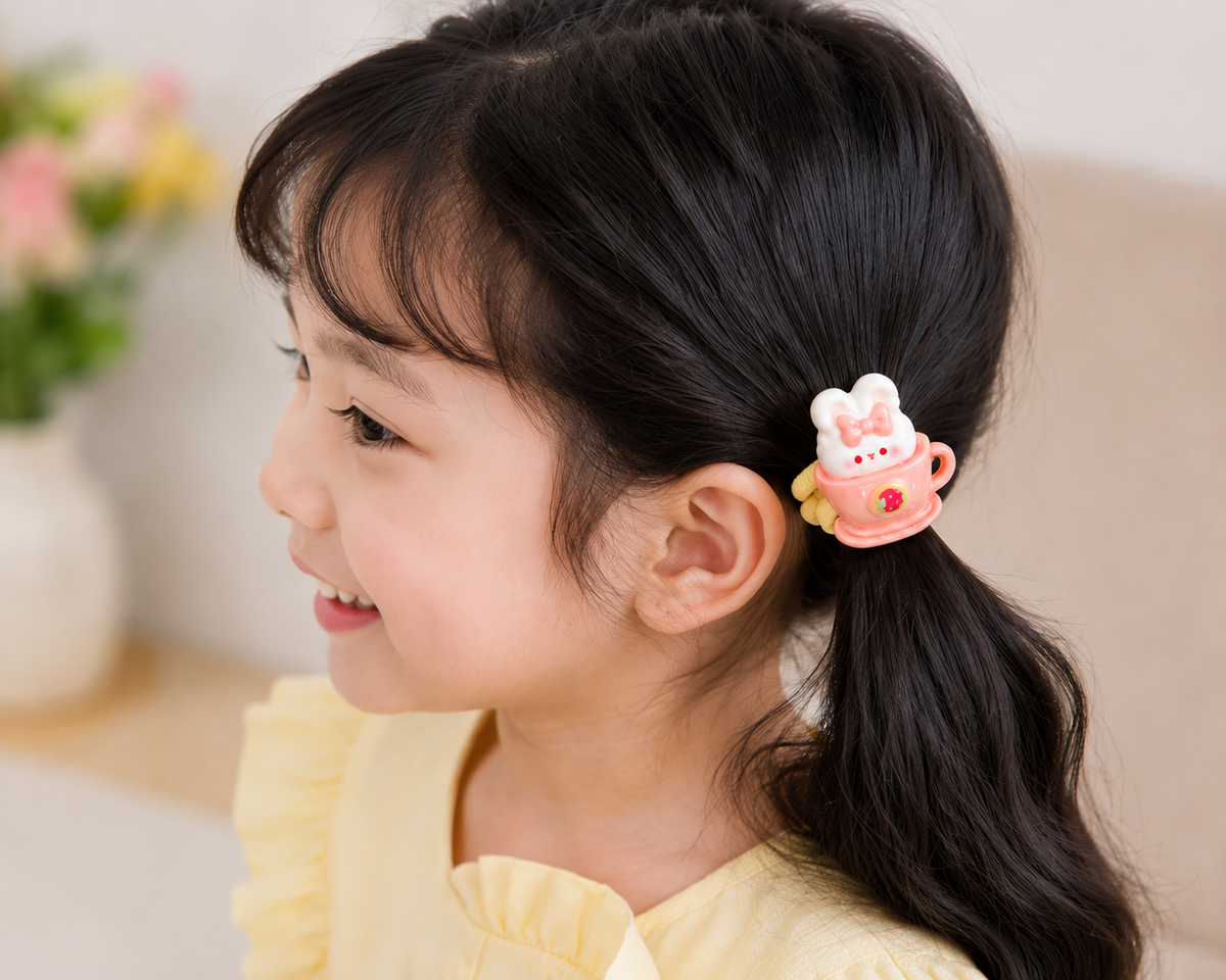 Kawaii Bunny Hair Tie Collection (2×5 pieces)