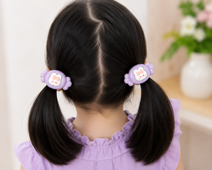 Kawaii Bunny Hair Tie Collection (2×5 pieces)
