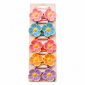 Flower Hair Accessory Set – Colorful Floral Ponytail Hair Ties (5 Pieces)