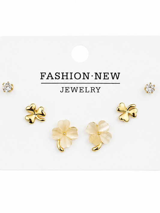 Flower Stud Earrings