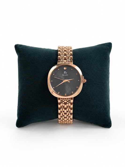 Revolt Rose Gold Women's Analog Watch