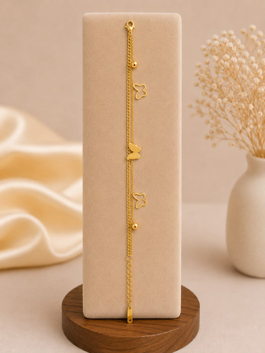 Butterfly Charm Adjustable Bracelet – Product Description