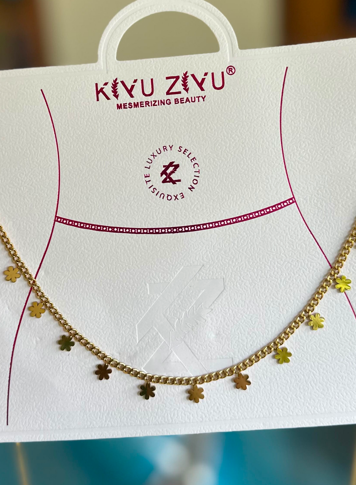 Clover Charm Gold Waist Chain