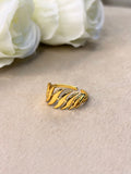 Golden Leaf Adjustable Ring