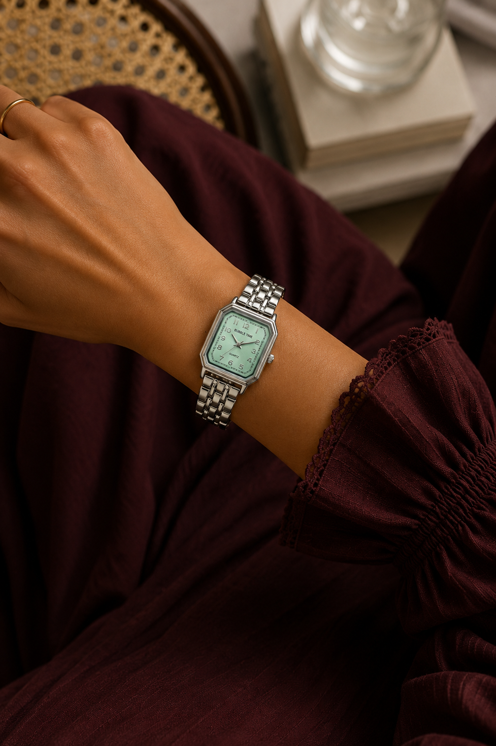 Aurora Square Watch