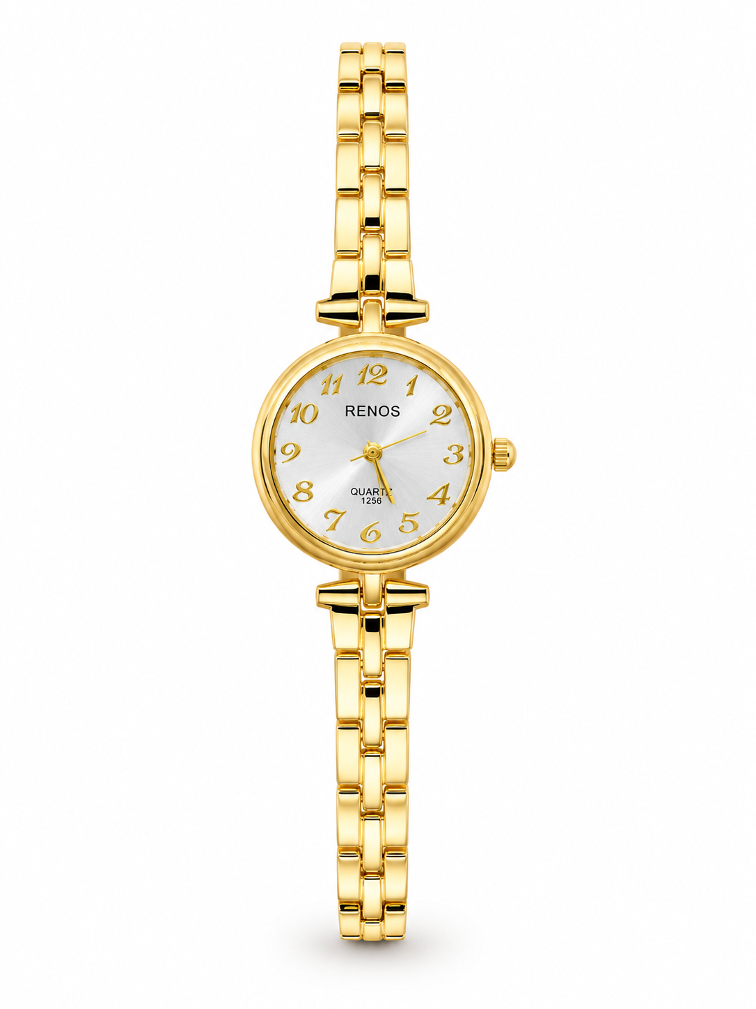 RENOS Gold-Tone Quartz Bracelet Watch